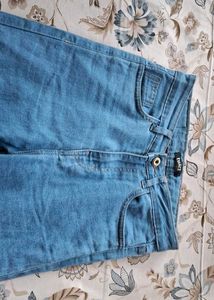 Light Blue Cargo Jeans