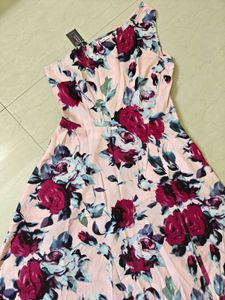 Floral One Shoulder Dress