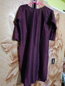 Embroidered Purple Kurti 💜