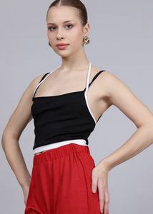 Chic Black &amp; White Tank Top