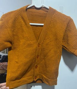 Orange Colour Crop Top