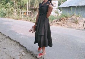 Side Tieup Dress🖤