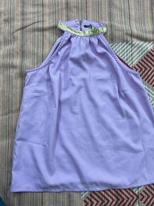 Lilac Halter Neck Top