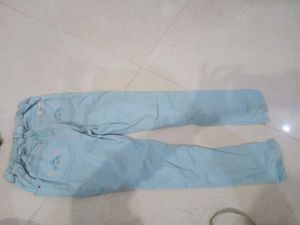 nautinati Cute Light Blue Girls' Pants