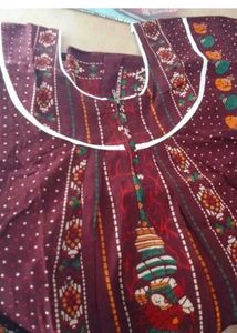 Combo Fresh Cotton Zipper Nighty
