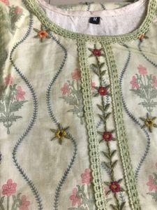 PRICE DROP SALE Embroidered Net Kurti With Li