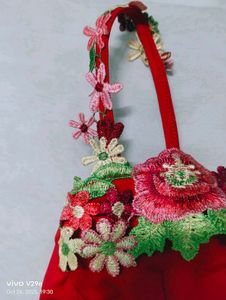 Red Floral Bodycon Dress