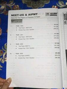 10 Year Pyq Book