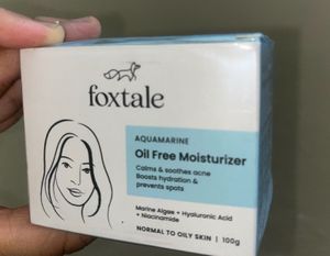 Foxtale Aquamarine Oil Free Moisturiser