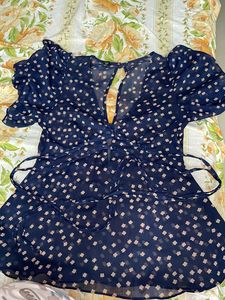 Beautiful Printed Blue Top