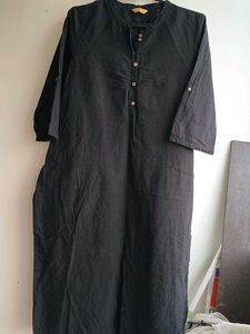 Elegant Black Kurta