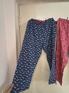 Cute Printed Lounge Pants pack of 2