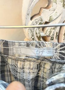 Plaid Puff Sleeve Top