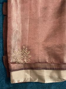 Vintage Pinkish-Brown Door Curtain Panels