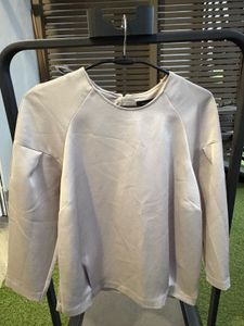 Silver Silk Blouse