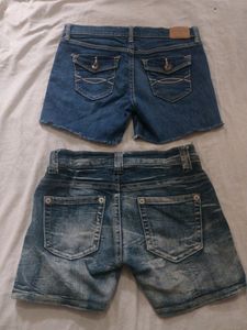 Denim Shorts Combo
