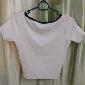 Solid Ribbed Crop Top