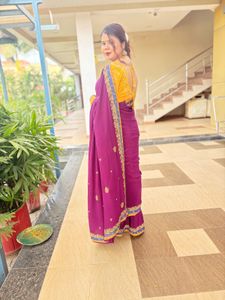 Elegant Purple Saree