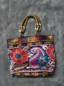 Ethnic Floral Handbag