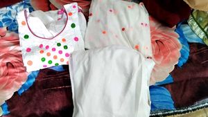 White Embroidered Salwar Kameez 300 Me Hi Milega