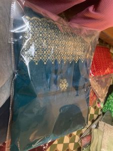 Rama Green Color Saree For Women