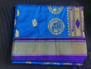 Royal Blue Paithani Saree