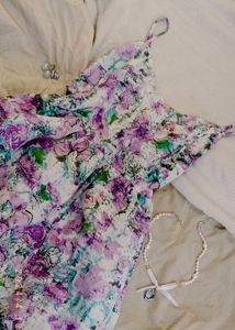 Floral Coquette Dress