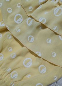 “✨ Yellow Off-Shoulder Summer Jumpsuit | Worn Once