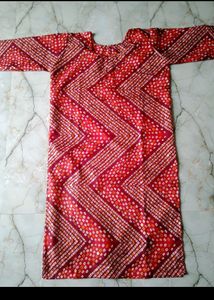 pretty bandhani kurti