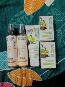 Pack Of 5, Face Wash, Toner, Serum