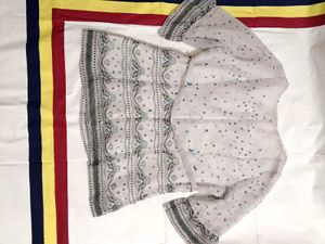 Vintage-Inspired Sheer top