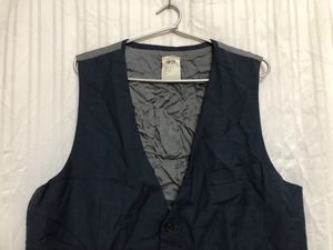 Blue Plain Waistcoat