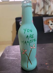 Handpainted Glass Bottles