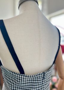 Chic Gingham Tweed  Dress