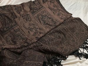 Black Designer Stole (Women)