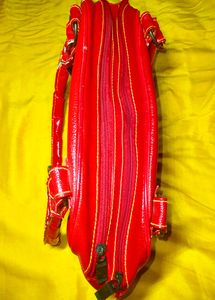 Glossy Red Hand Bag Just 99/-