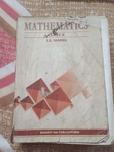 RD Sharma Mathematics Book for Class X