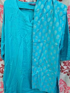 Elegant blue Pillzo Set size available xxl 2 pice