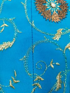 Hand Bag With Zari Work