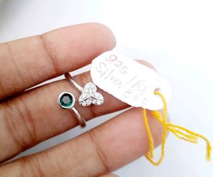 925 Silver Adjustable Ring