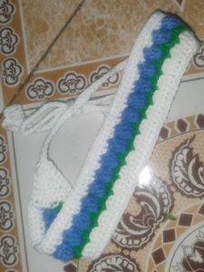 Crochet Tulip hand bend, handmade