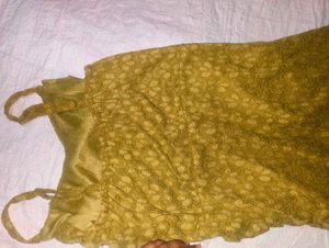 Olive Green Dress Material