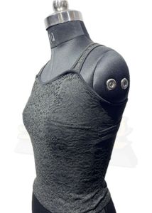Lace Black Tank Top
