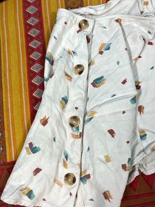Patterned Ethnic Skirt