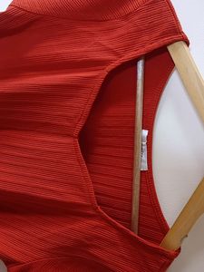 Red Colour Cotton Top