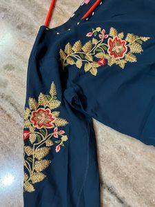 Palazzo With Split Kurti Set