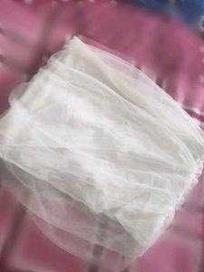 Korean short net crop top