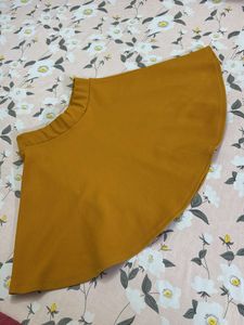 Mustard Mini Skirt