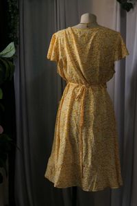 Urbanic Floral Yellow Dress