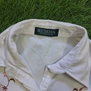 Floral Embroidered Shirt